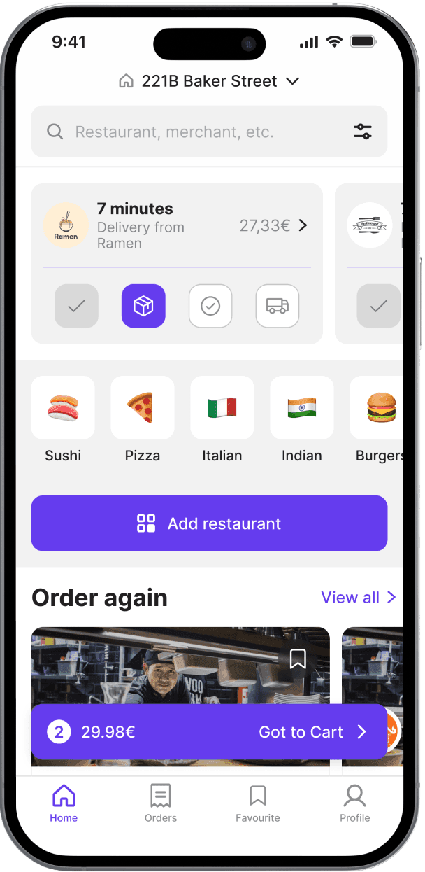App screen